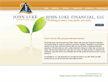 Tablet Screenshot of johnlukefinancial.com